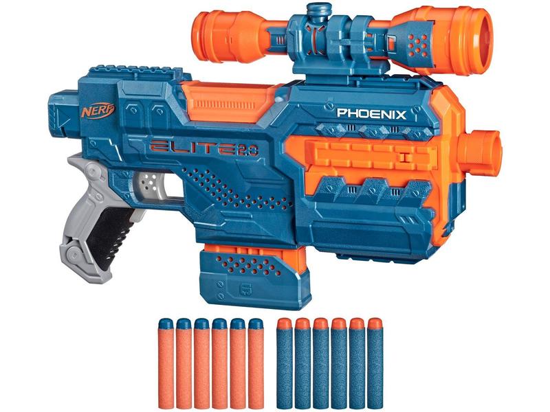 Nerf Elite 2.0 Phoenix C/ 12 Dardos 8+ E9962 Hasbro - Lançadores